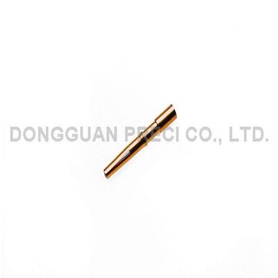 Brass turning parts brass contact pin brass electronic contact pin